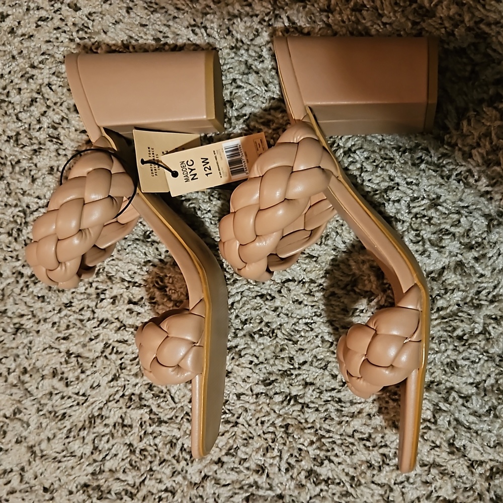 MADDEN NYC SLIP-ON HEELS SIZE 12W